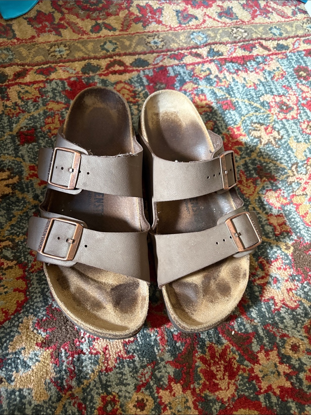 Birkenstock Brown Leather Arizonas